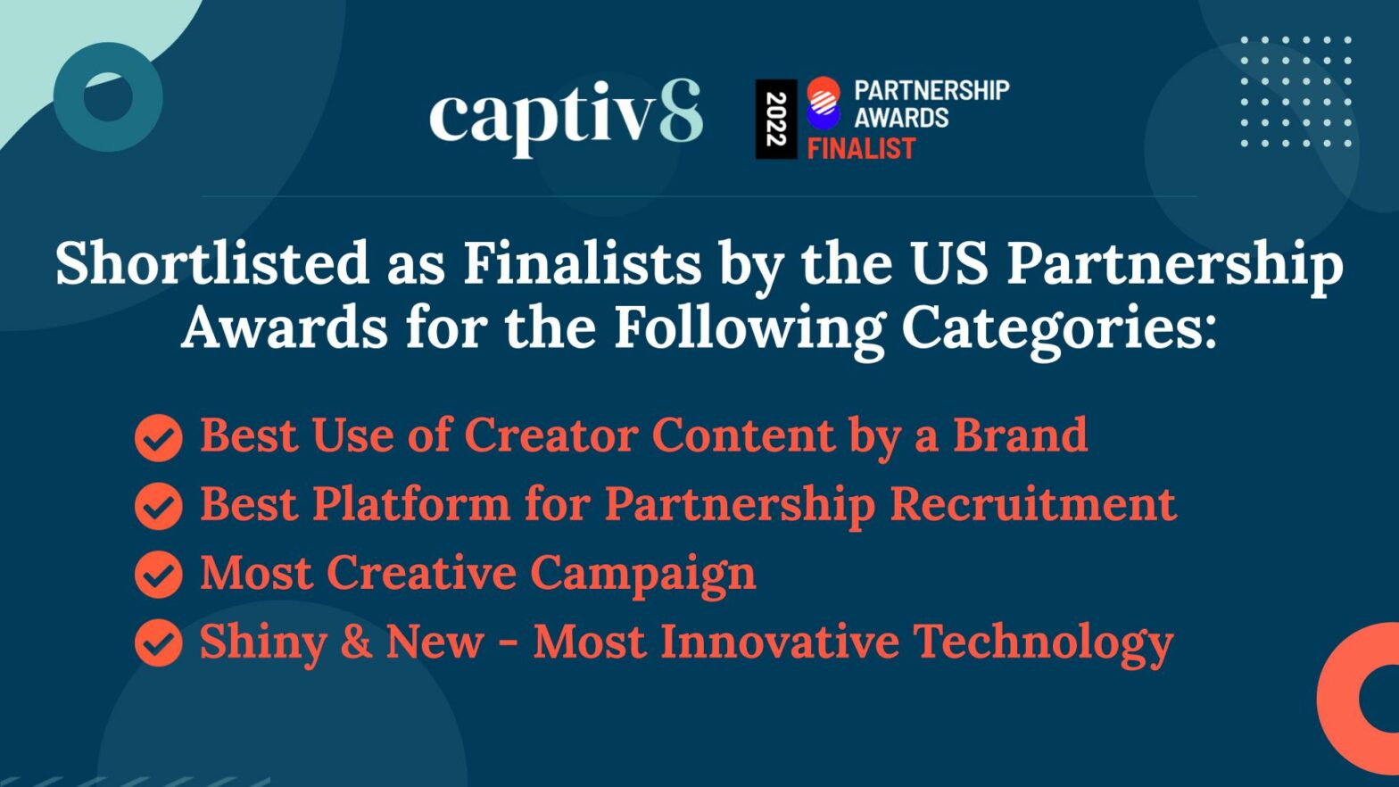 Captiv8 US Partnership Awards