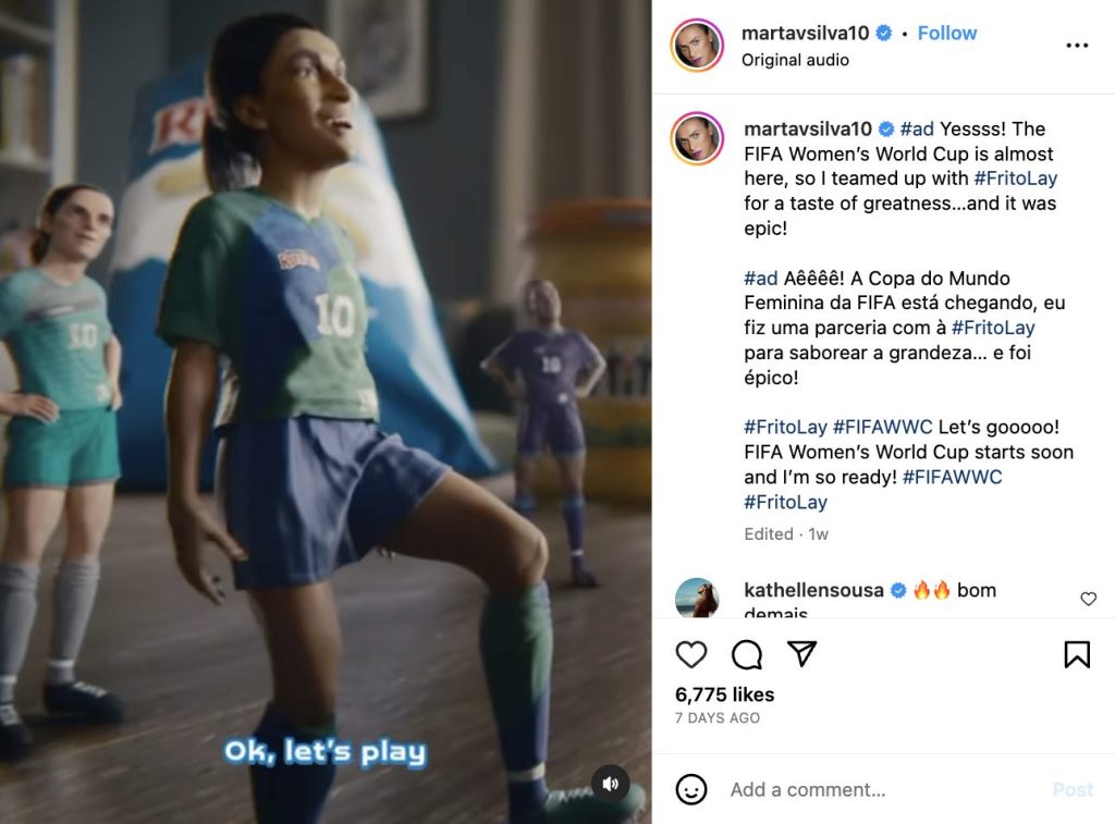 Frito-Lay Women's World Cup Influencer Marketing Campaign