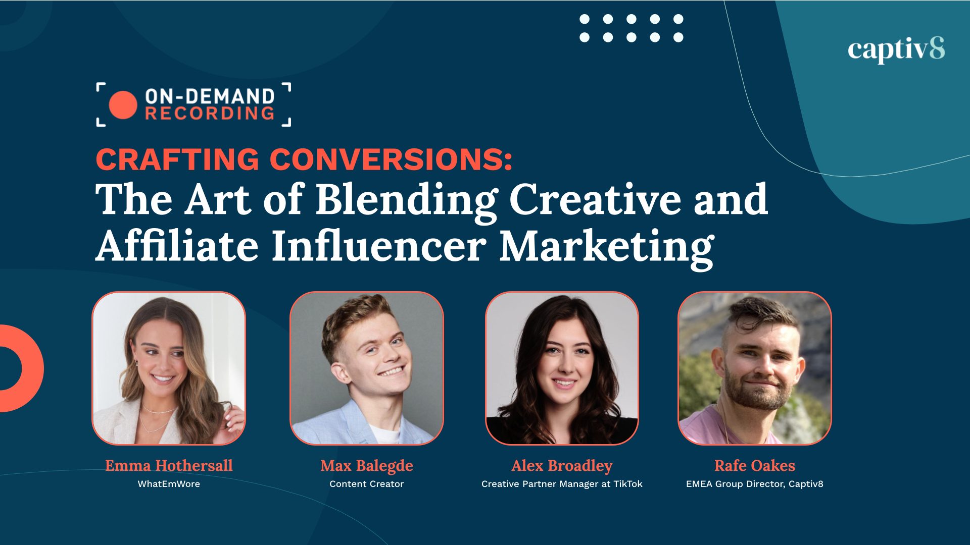 CRAFTING CONVERSIONS: The Art of Blending Creative and Affiliate Influencer Marketing