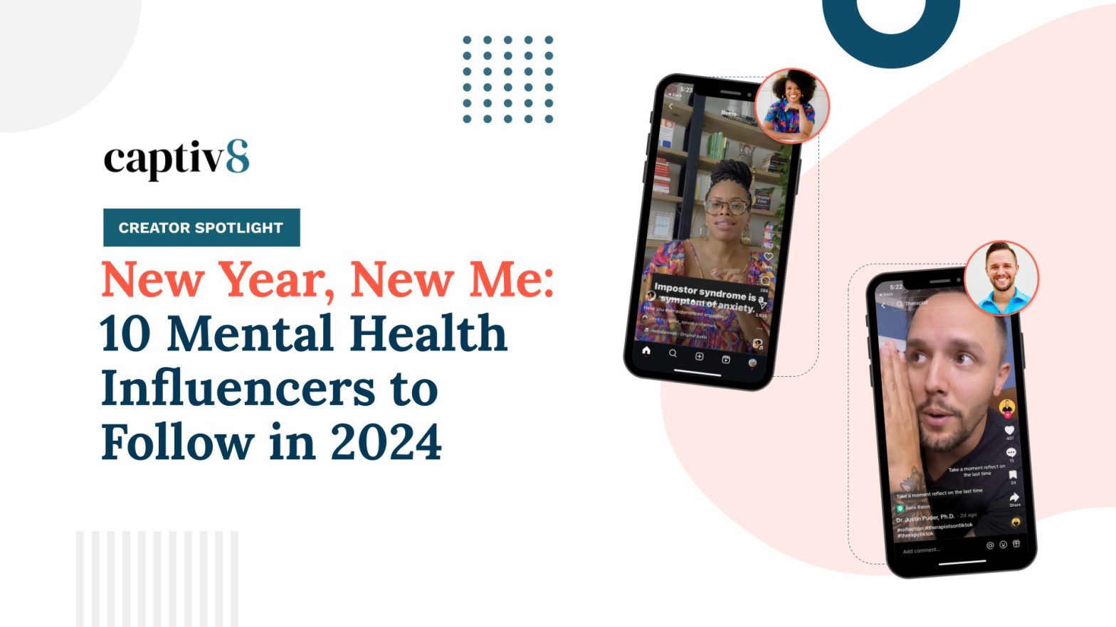 New Year New Me 10 Mental Health Influencers To Follow In 2024 Captiv8   240112 Captiv8x Banner Image 1 1568x882 