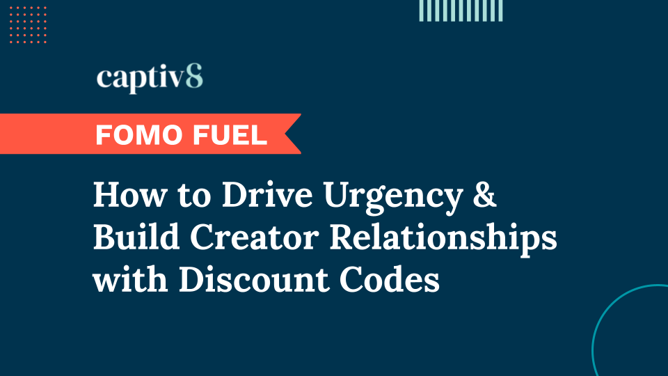 How to Drive Urgency & Build Creator Relationships with Discount Codes