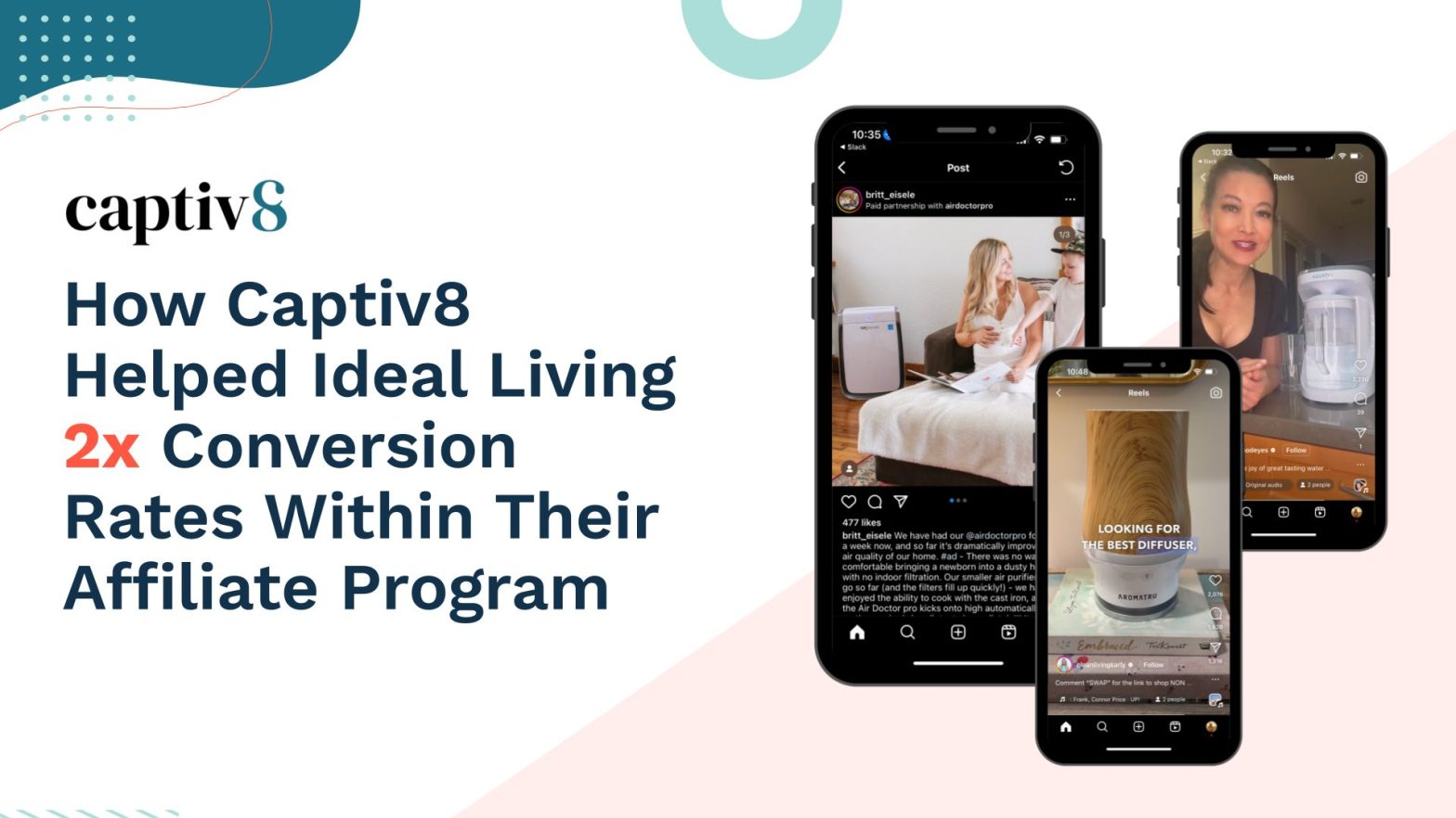 How Captiv8 Helped Ideal Living 2x Conversion Rates Within Their Affiliate Program