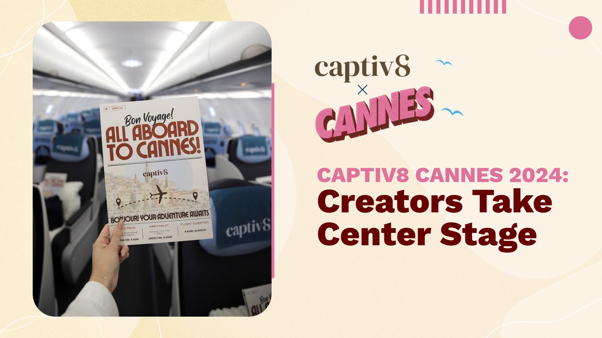 Captiv8 Cannes 2024: Creators Take Center Stage