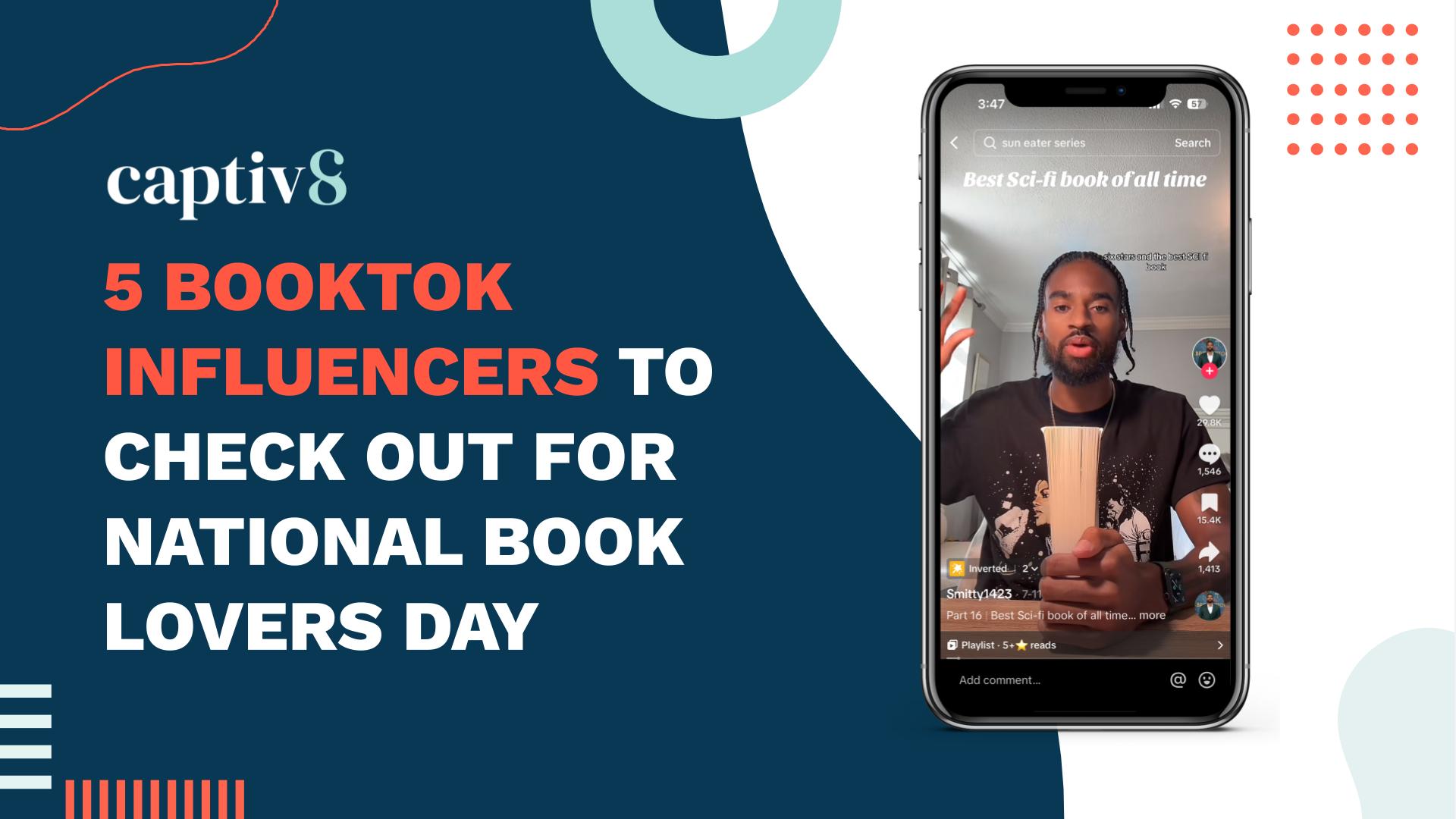 5 BookTok Influencers to Check Out for National Book Lovers Day Captiv8