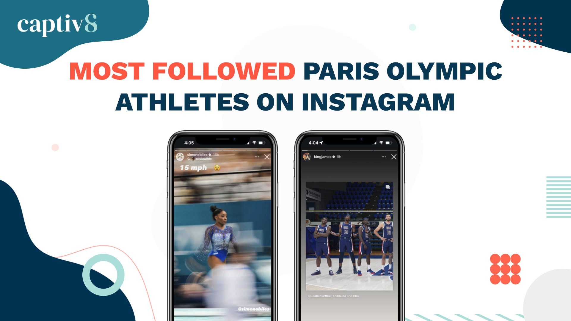 MOST FOLLOWED PARIS OLYMPIC ATHLETES ON INSTAGRAM