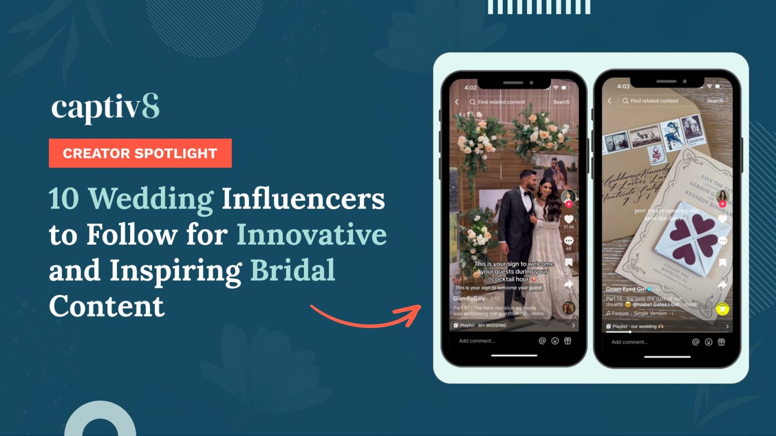 10 Wedding Influencers to Follow for Innovative and Inspiring Bridal Content